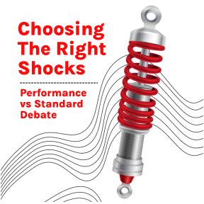 Choosing the Right Shocks: Performance vs. Standard Shocks Debate