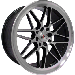 17x7.5 4H 100/114.3 P28 CB73.1 MRW LG46 - Blue Machined (Alloy)