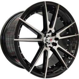 18x8.0 4H 100/114.3 P35 CB73.1 MRW LG08 - Black Machined (Alloy)