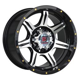 18x9.0 6H 139.7 P10 CB110.5 STUNNER LG09 - Matt Black Machined (Alloy)